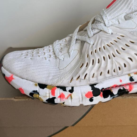 RARE Under Armour White/Orange Camo Men Running Sneakers- SZ 11.5 main image 12